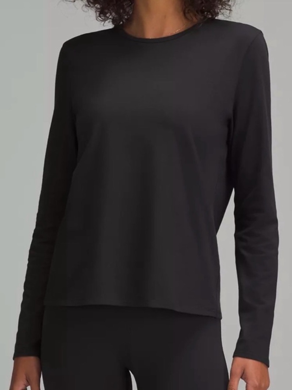 Lululemon Long Sleeve Black T-shirt | Size Small (Fits like a Size 6)